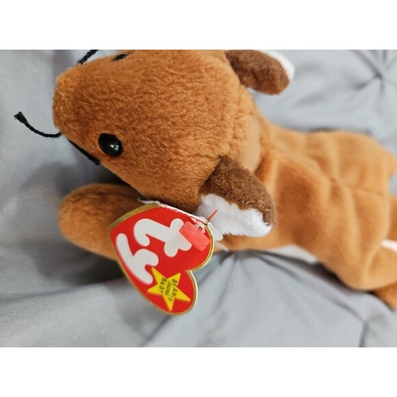 RETIRED 1996 TY BEANIE BABIES SLY THE FOX NWT Display Use Only - Picture 5 of 5